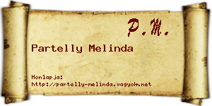 Partelly Melinda névjegykártya